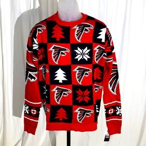 NWT Atlanta Falcons Ugly Christmas Sweater M